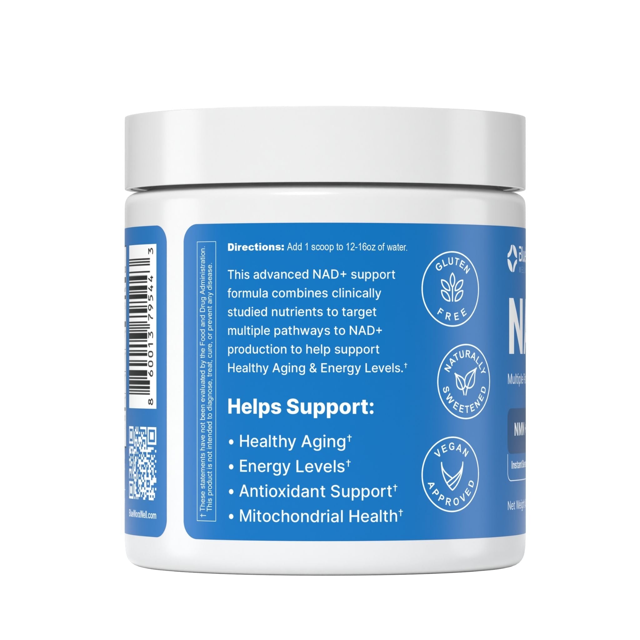 NAD+ Powder Supplement | Cellular Energy, Longevity & Mitochondrial Support