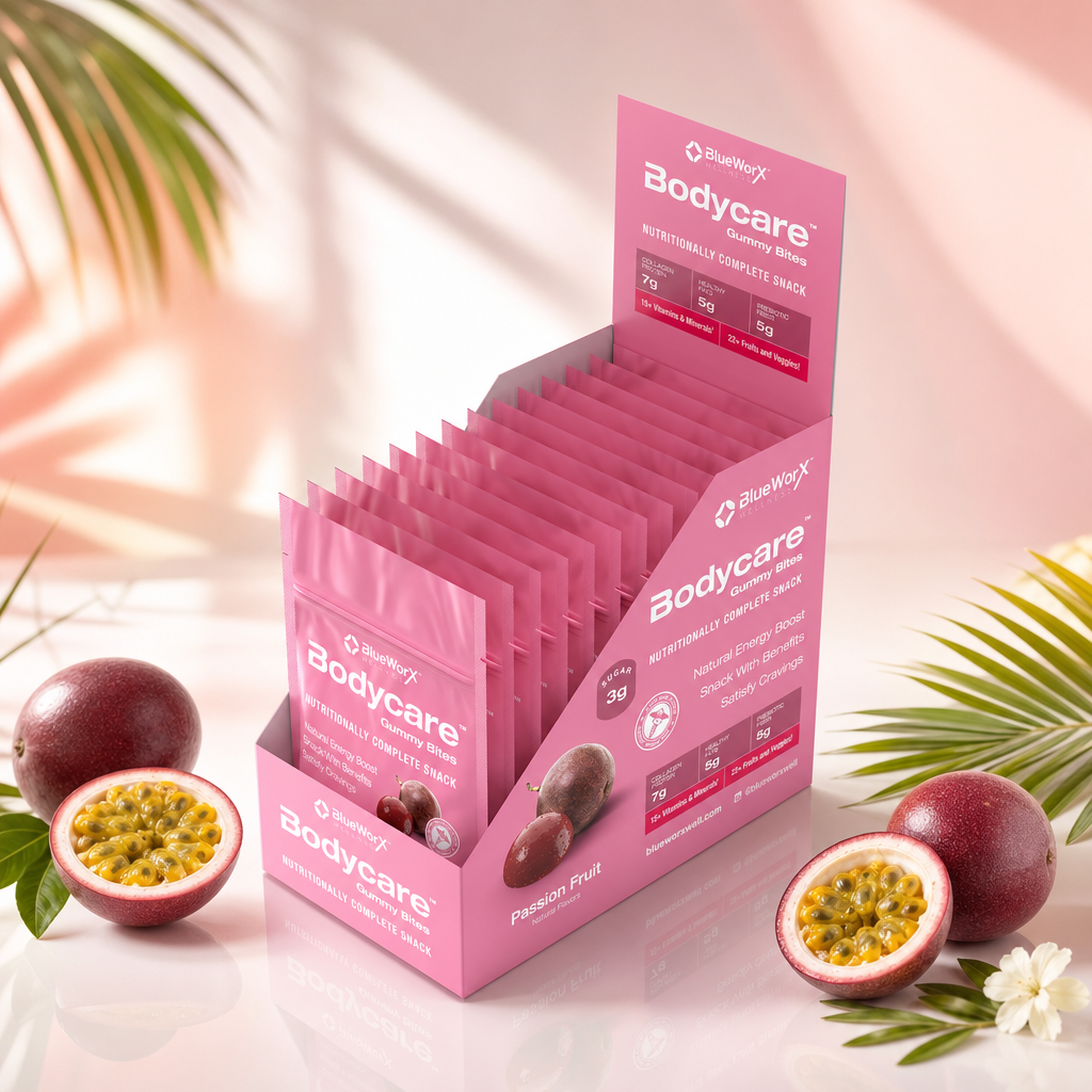 Bodycare Gummy Snacks (PASSION FRUIT) - Blueworx Wellness product image