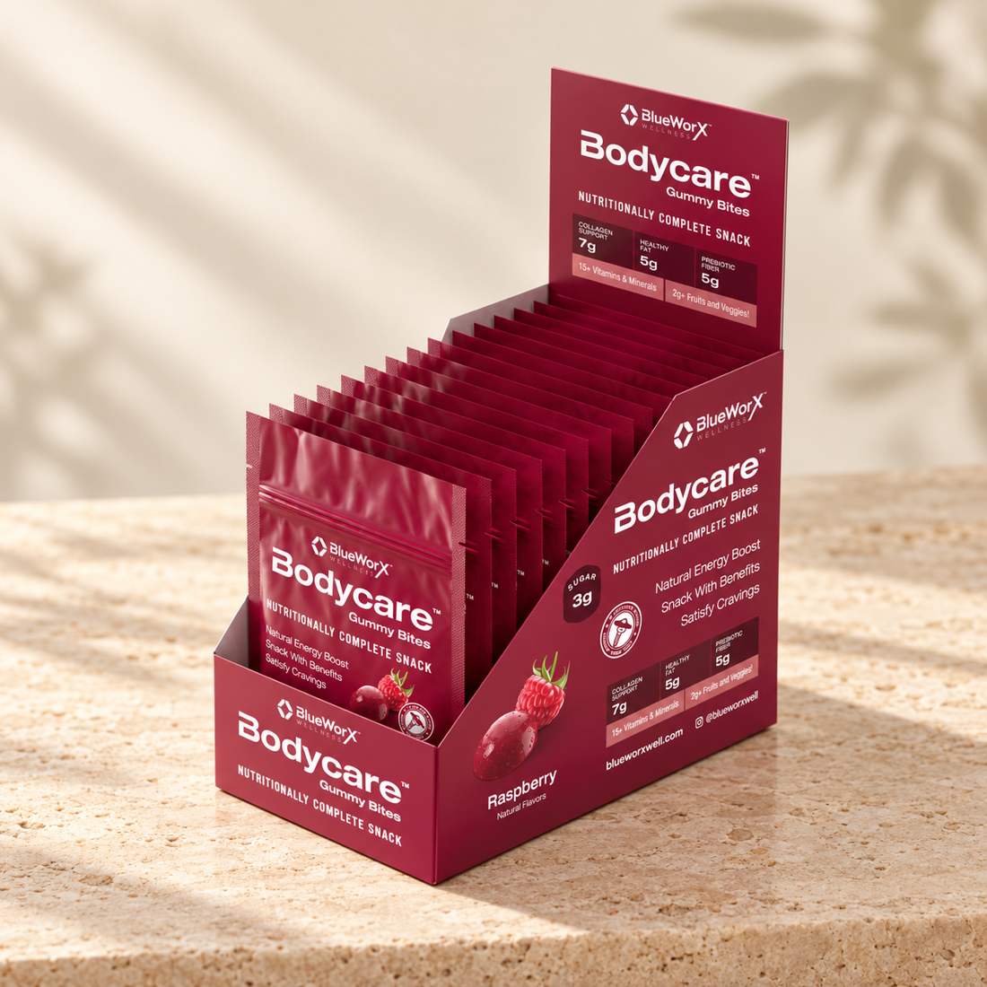 Bodycare Gummy Snacks (RASPBERRY)